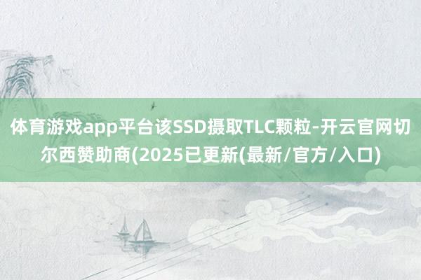 体育游戏app平台该SSD摄取TLC颗粒-开云官网切尔西赞助商(2025已更新(最新/官方/入口)