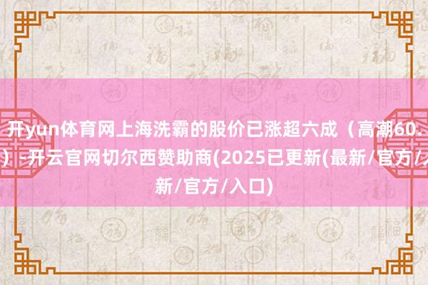 开yun体育网上海洗霸的股价已涨超六成（高潮60.65%）-开云官网切尔西赞助商(2025已更新(最新/官方/入口)